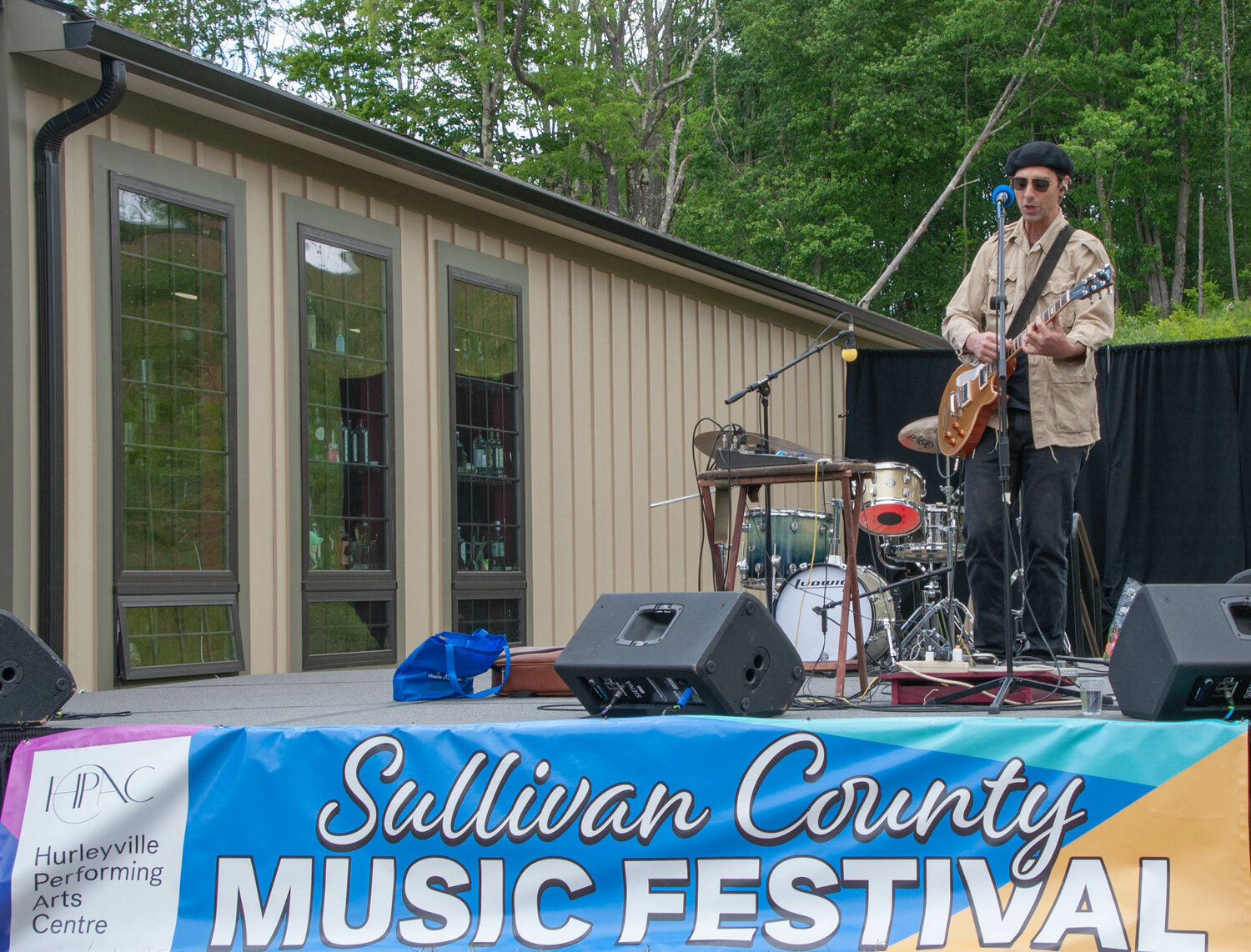 The Sullivan County Music Festival on the grounds of the Hurleyville Performing Arts Centre featured dozens of musicians, all performing original tunes.